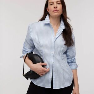 NWT Madewell Darted Long-Sleeve Button-Up Shirt. BRAND NEW WITH TAGS ON